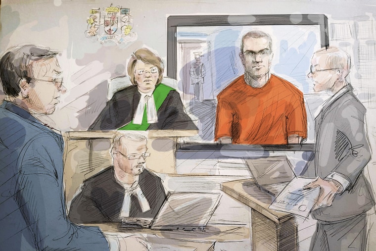 Image: Minassian in courtroom sketch