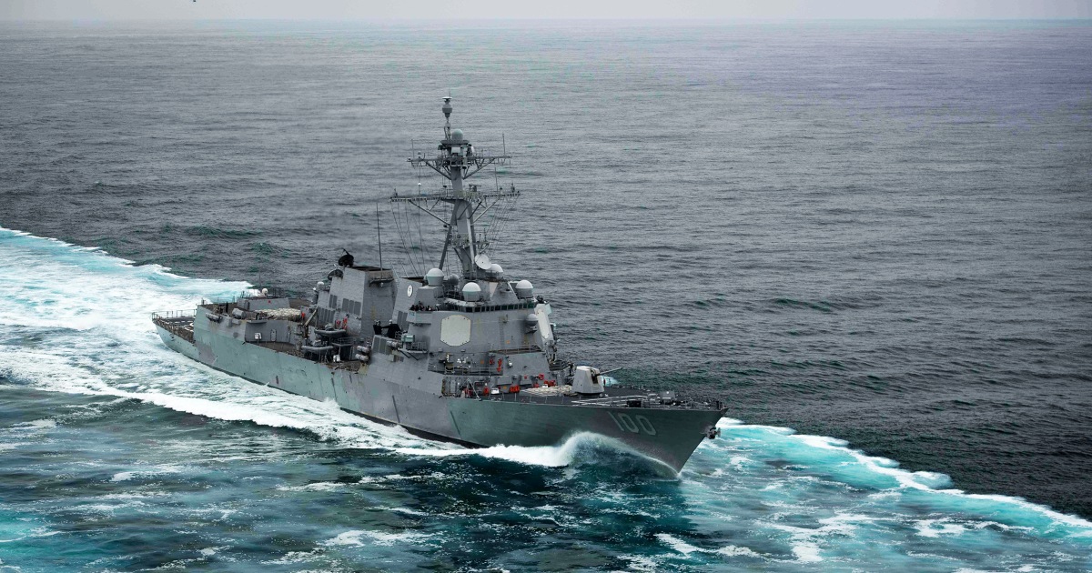 Drones that swarmed US warships have not yet been identified, said the head of the Navy