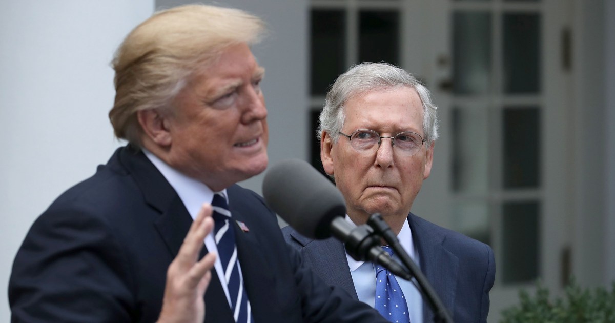 Trump curses McConnell’s name during an outburst at the Republican donor event