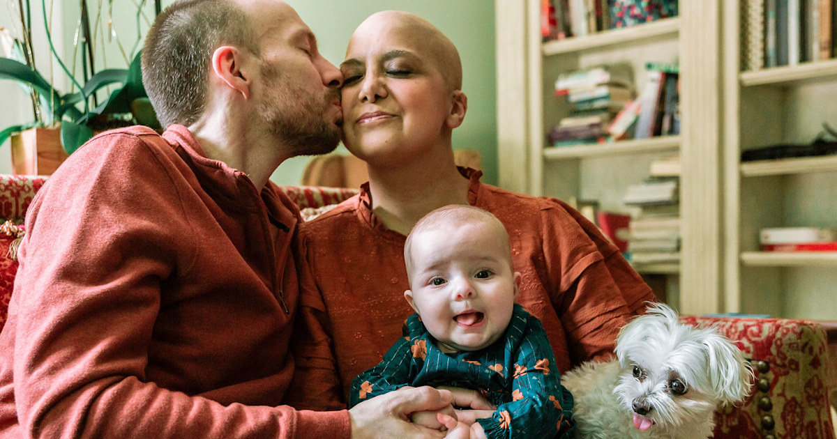Mother, 35, misses lung cancer symptom for pregnancy pain