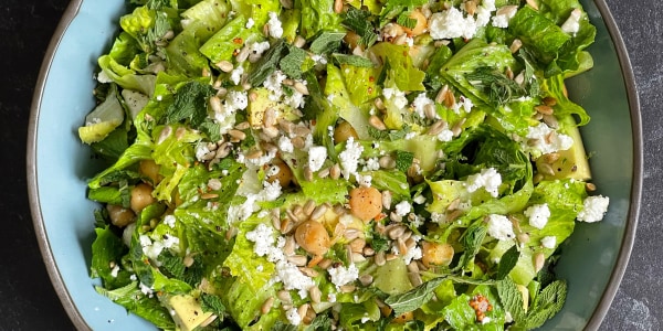 Everyday Salad with Ramp Dressing