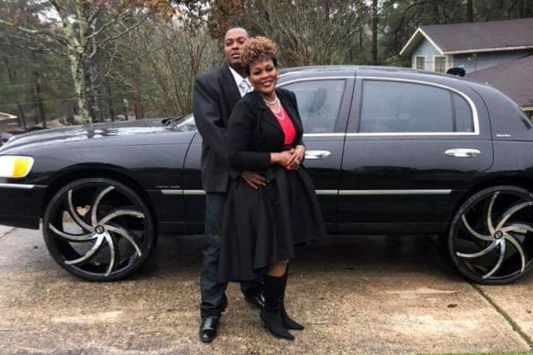Image: Carlos Lynn with his wife Beverly