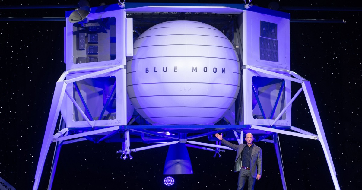A loose Jeff Bezos seems to turn the Blue Origin space venture into a hyperdrive