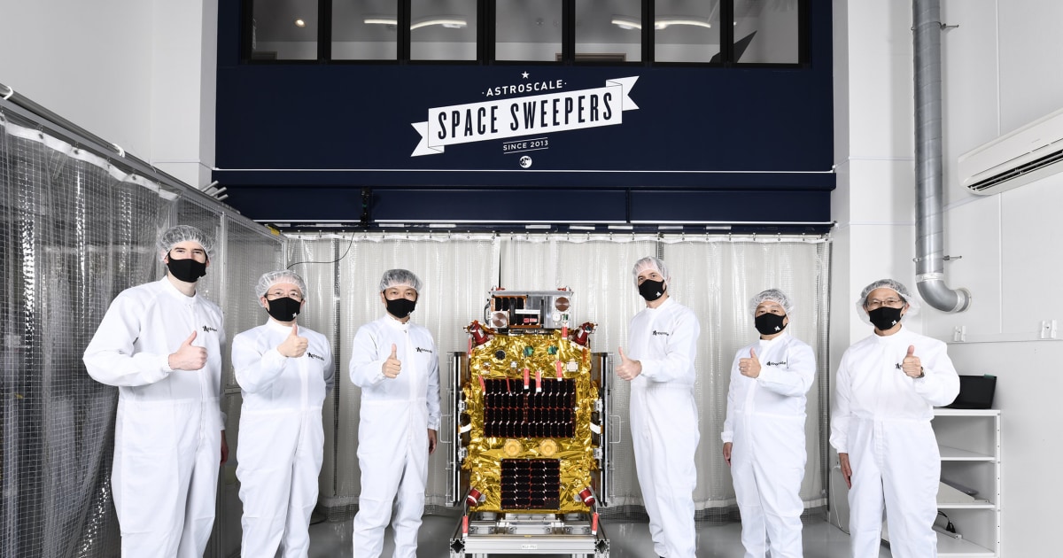 The mission to clean up space debris around the Earth is ready for launch