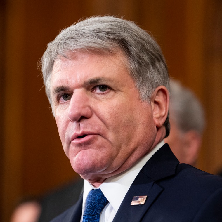 Michael McCaul during a press conference in the U.S. Capitol