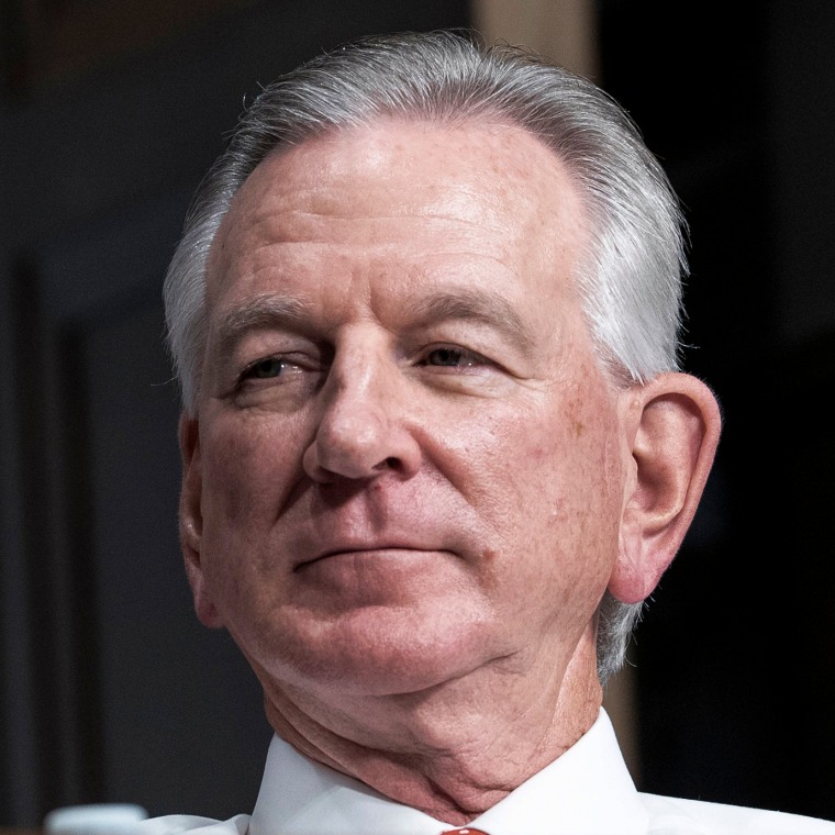 Sen. Tommy Tuberville, R-Ala., during a hearing on March 28, 2023.