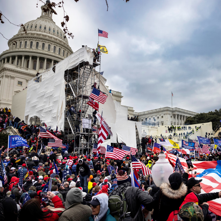 Trump supporters clash with police and security forces at the Capitol