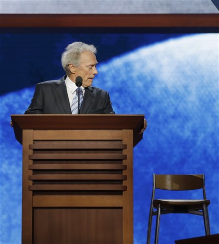 Clint Eastwood Defends His Empty Chair Rnc Speech