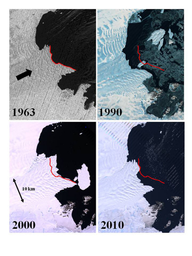 Spy satellite data reveal vulnerability of East Antarctica Ice Sheet