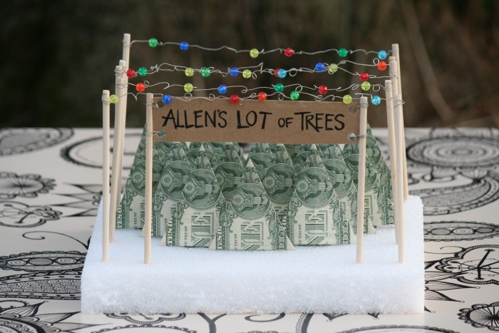 cash money creative gifts giving gift diy tree fun farm present give holiday ways dollar bills card way trees origami