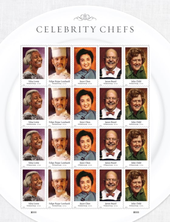 Celebrity chef stamps